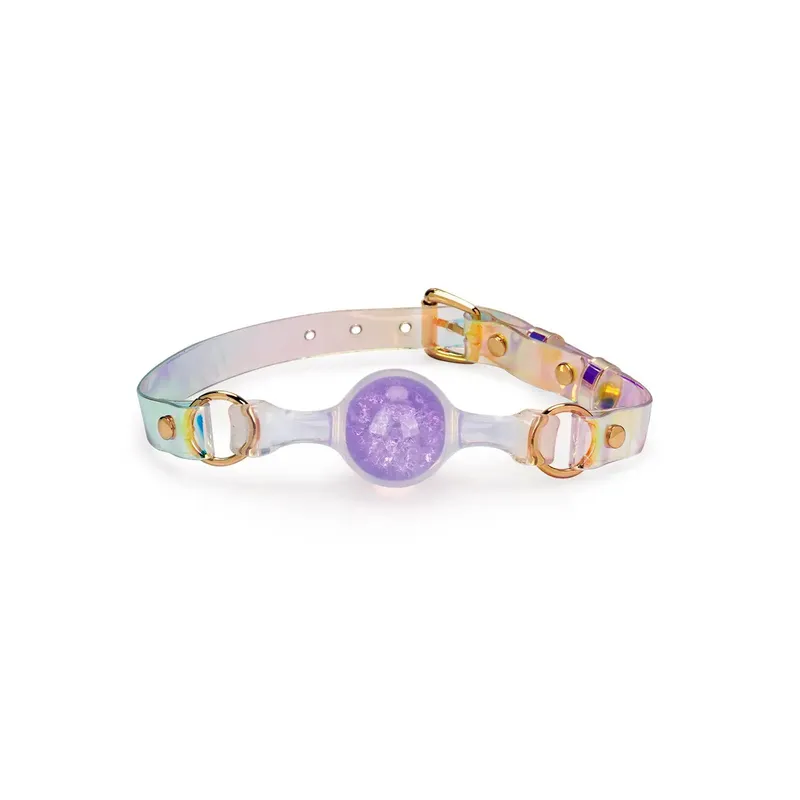 Кляп Liebe Seele Crystal Ball Gag – Purple (Small Ball)
