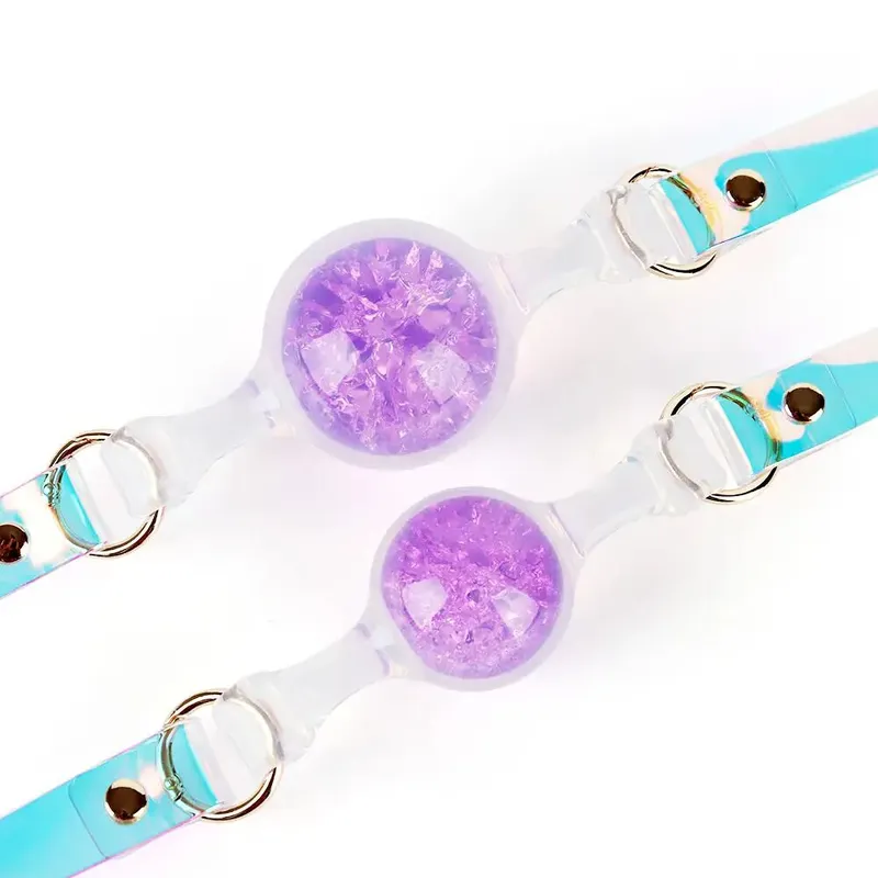 Кляп Liebe Seele Crystal Ball Gag — фіолетовий, велика куля