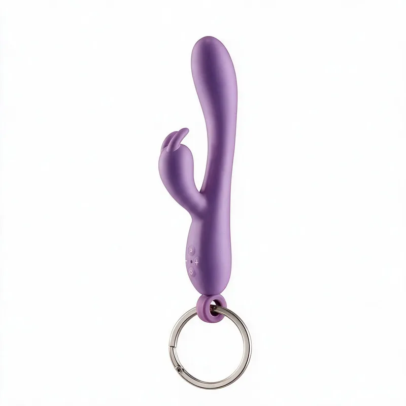 Брелок-вібратор Diverty Sex Purple у формі кролика
