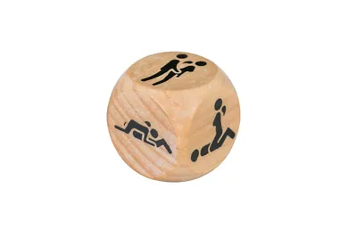 Дерев'яний гральний кубик з позами Adrien Lastic Dice Sexy (1 шт)
