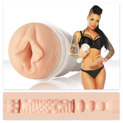 Мастурбатор Fleshlight Girls: Christy Mack - Attack, тілесний, зліпок вагіни