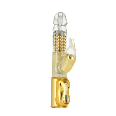 Вібратор-кролик Dorcel Orgasmic Rabbit Gold із перлинним масажем
