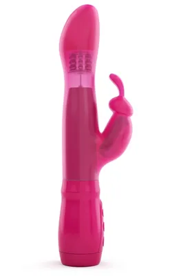 Вібратор-кролик Dorcel Furious Rabbit з обертанням та зворотно-поступальним рухом, рожевий