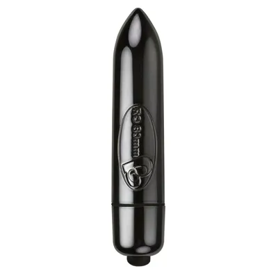 Віброкуля Rocks Off RO-80mm 7 Speed Midnight Metal, чорна