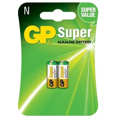 Батарейки GP Super Alkaline LR1, 2 штуки