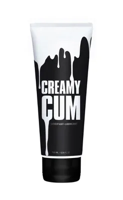 Лубрикант Creamy Cum, що імітує сперму (150 мл), гібридна основа з олією звіробою