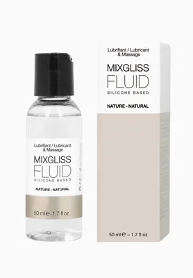 Лубрикант на силіконовій основі MixGliss FLUID NATURE, 50 мл, без запаху