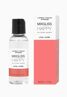 Лубрикант на силіконовій основі MixGliss HAPPY - LITCHI, 50 мл