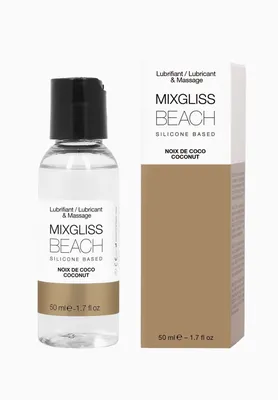 Лубрикант на силіконовій основі MixGliss BEACH — NOIX DE COCO з ароматом кокоса, 50 мл