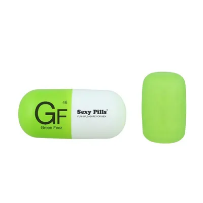 Мастурбатор-пігулка Love To Love SEXY PILLS GREEN FEEZ, зелений