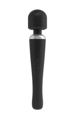 Вібромасажер Dorcel Megawand Black, 160 режимів, перезаряджуваний