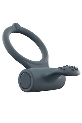 Ерекційне кільце Dorcel Power Clit Plus з вібрацією, чорне