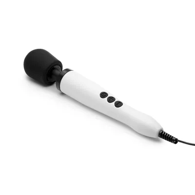 Вібромасажер DOXY Wand Original White, потужний, живлення від мережі 220В