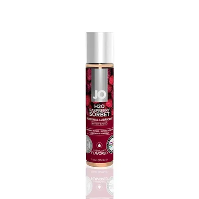 Лубрикант на водній основі JO H2O Raspberry Sorbet (30 мл), малиновий сорбет