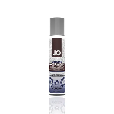 Лубрикант-крем JO Coconut Hybrid COOLING з охолоджувальним ефектом, 30 мл