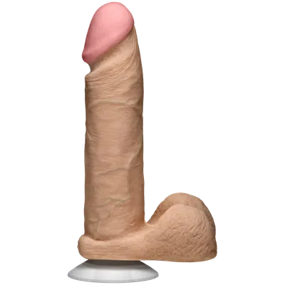 Фалоімітатор Doc Johnson The Realistic Cock 8 inch White, UltraSKYN, кріплення Vack-U-Lock