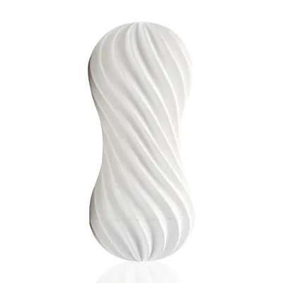 Мастурбатор Tenga Flex Silky White з можливістю скручування