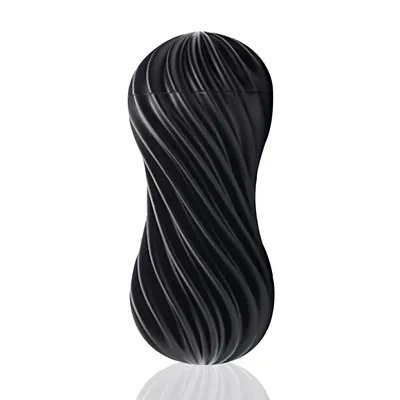 Мастурбатор Tenga Flex Rocky Black з можливістю скручування