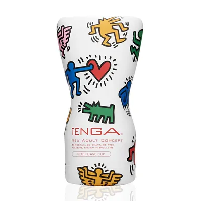 Мастурбатор Tenga Keith Haring Soft Case Cup з м'яким стискальним корпусом