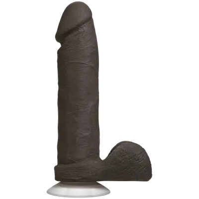 Фалоімітатор Doc Johnson The Realistic Cock 8 inch Black з UltraSKYN™, Vack-U-Lock