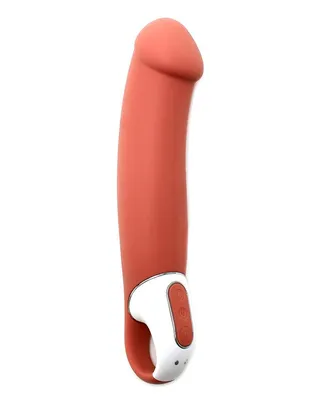 Вібратор Satisfyer Vibes Master, тілесний, XXL, діаметр 46 мм