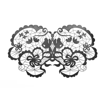 Маска на обличчя Bijoux Indiscrets Anna Mask, чорна, без зав'язок