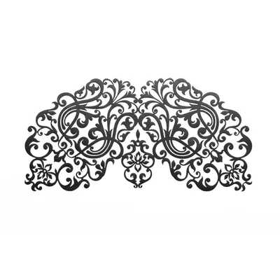 Маска на обличчя Bijoux Indiscrets Dalila Mask, чорна, без зав'язок