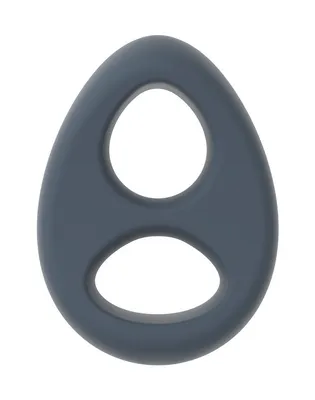 Ерекційне кільце Dorcel Liquid-Soft Teardrop для пеніса і мошонки, чорне