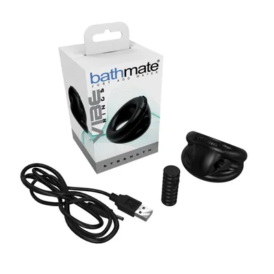 Ерекційне віброкільце Bathmate Vibe Ring Strength, чорне