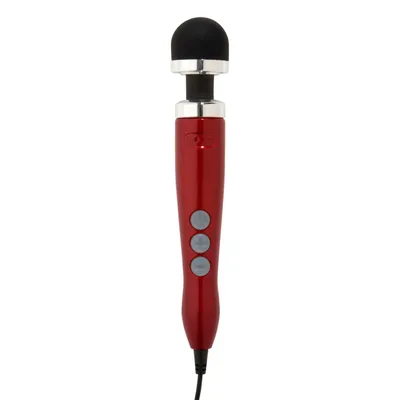 Вібромасажер DOXY Die Cast 3 Candy Red, метал, живлення від мережі 220V