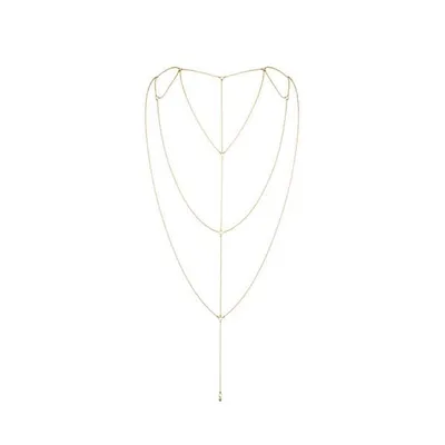 Ланцюжок для спини Bijoux Indiscrets Magnifique Back and Cleavage Chain - Gold
