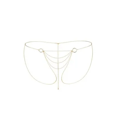 Ланцюжок-трусики Bijoux Indiscrets Magnifique Bikini Chain, золотистий