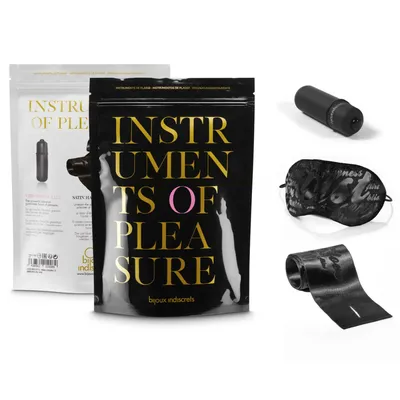 Набір Bijoux Indiscrets Instruments of Pleasure — PURPLE, чорний