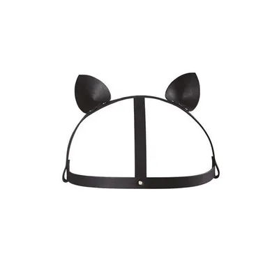 Котячі вушка Bijoux Indiscrets MAZE - Cat Ears Headpiece Black, екошкіра