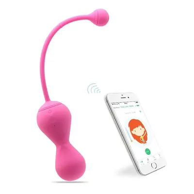 Вагінальні кульки з вібрацією Magic Motion Kegel Gen 2, рожеві, керування зі смартфону