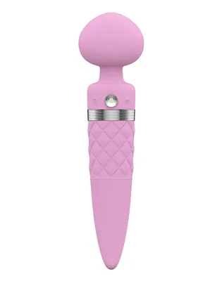 Вібромасажер 2в1 Pillow Talk Sultry Pink з ротацією та підігрівом
