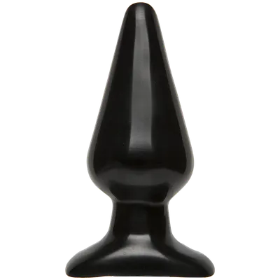 Анальна пробка Doc Johnson Smooth Classic Large - Black, макс. діаметр 5,7 см