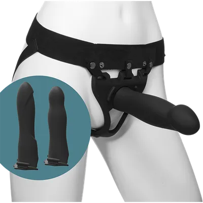 Набір для страпона Doc Johnson Body Extensions - BE Ready, чорний