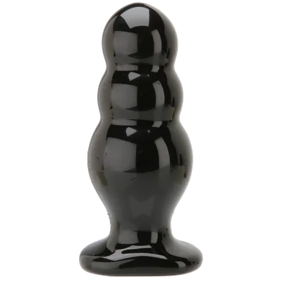 Анальний стимулятор Doc Johnson Titanmen Tools – Master, чорний, діаметр 6,6 см