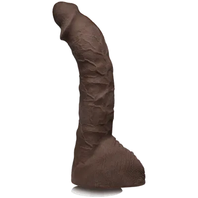Фалоімітатор Doc Johnson Prince Yahshua 10.5 Inch Cock - ULTRASKYN, коричневий