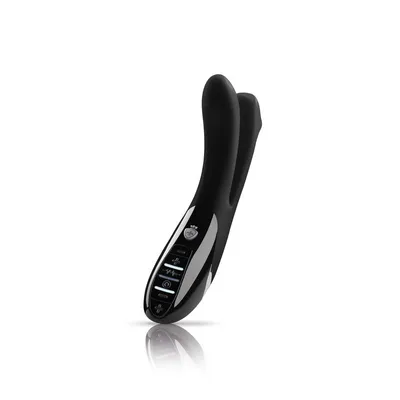 Подвійний вібратор з електростимуляцією Mystim Tingling Aparte eStim Black