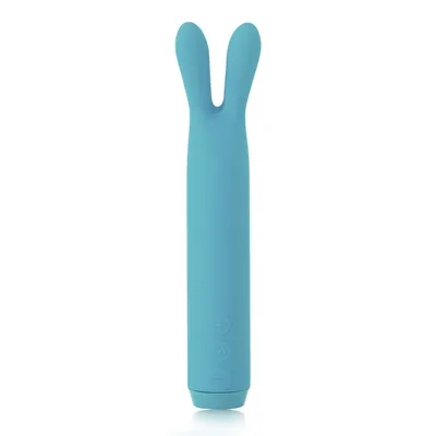 Вібратор-кулька Je Joue Rabbit Bullet Vibrator Teal з гнучкими вушками