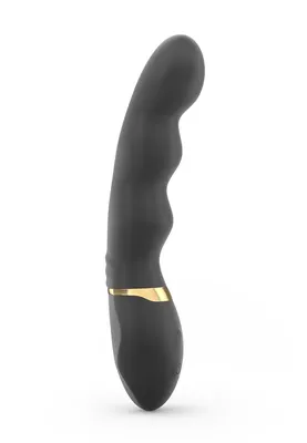 Вібратор Dorcel Too Much Rechargeable Black, 3 вібромотори, гнучкий, чорний