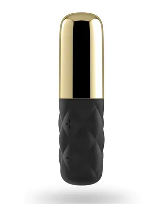 Мінівібратор Satisfyer Sparkling Darling Gold зі знімним металевим ковпачком