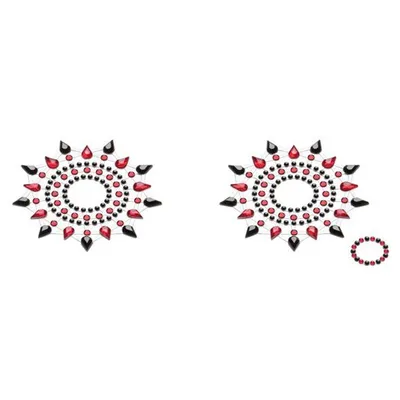 Пестіс з кристалів Petits Joujoux Gloria set of 2 - Black/Red
