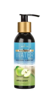 Лубрикант на водній основі Sensuva Natural Water-Based Apple Candy, 125 мл