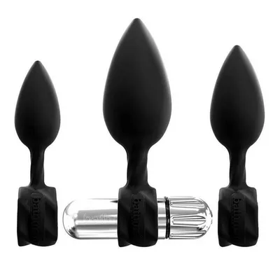 Набір анальних вібропробок Bathmate Anal Training Plugs VIBE, 3 розміри