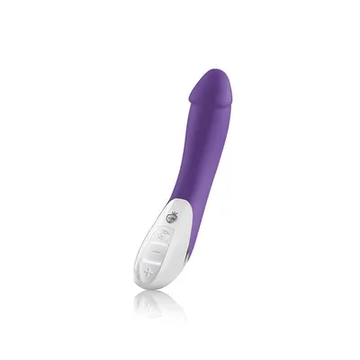 Вібратор Mystim Terrific Truman Purple з двома моторами, фіолетовий