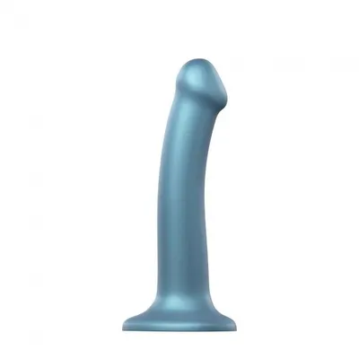 Насадка для страпона Strap-On-Me Mono Density Dildo Blue M, діам. 3,3 см
