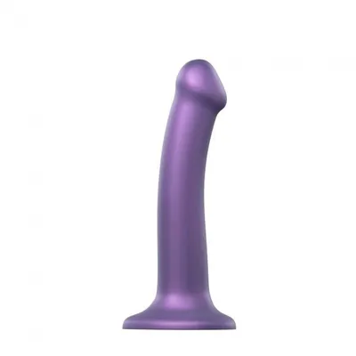Насадка для страпона Strap-On-Me Mono Density Dildo Violet M, діаметр 3,3 см